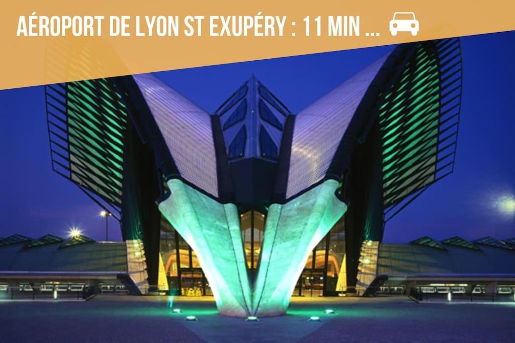Comfort And Tranquility Near Lyon And Groupama Stadium, 4 Personnes Meyzieu Eksteriør billede