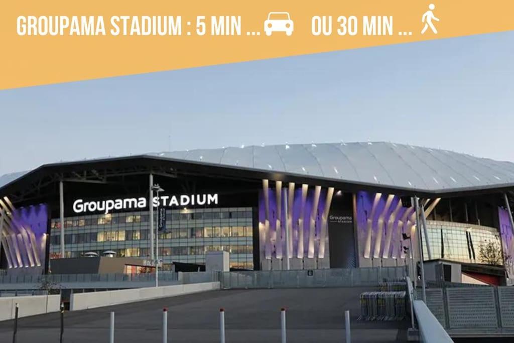 Comfort And Tranquility Near Lyon And Groupama Stadium, 4 Personnes Meyzieu Eksteriør billede